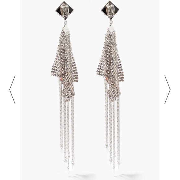 Etro Paisley Print chain Mail Drop earrings - Picture 5 of 9